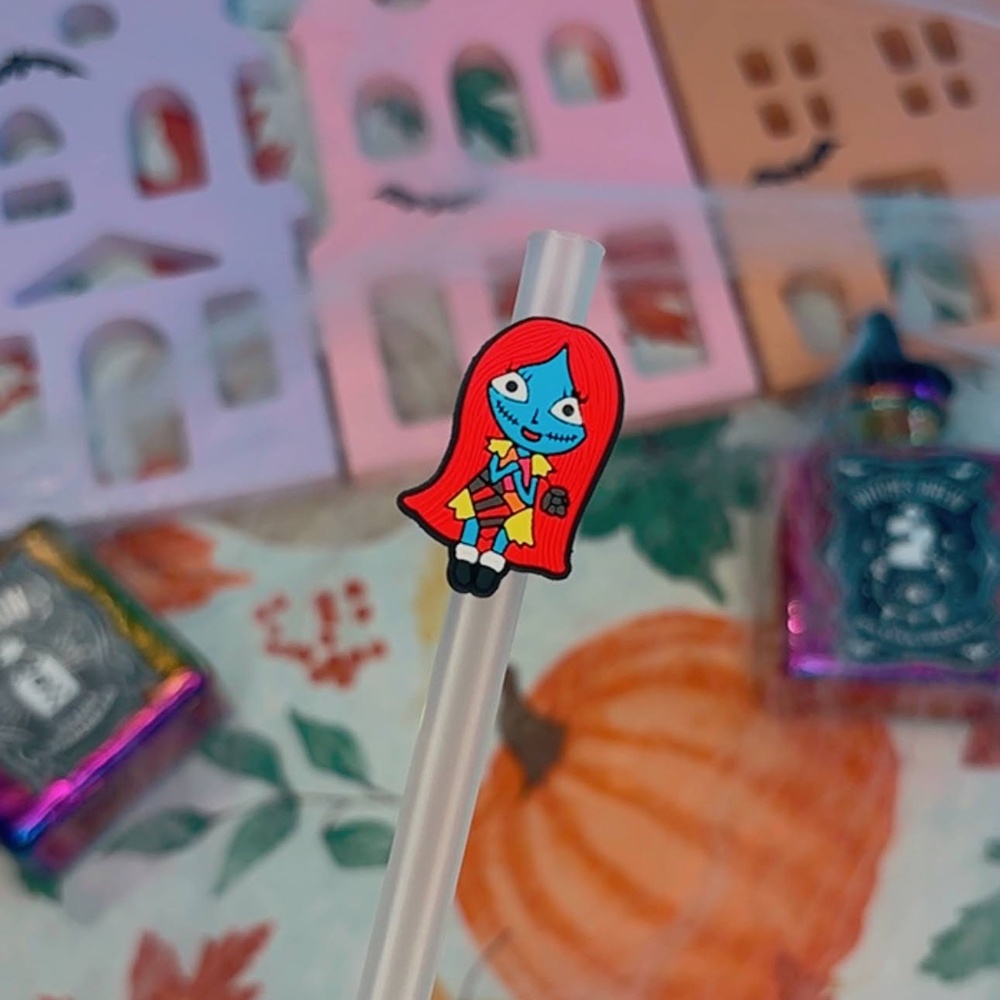 sally doll straw topper